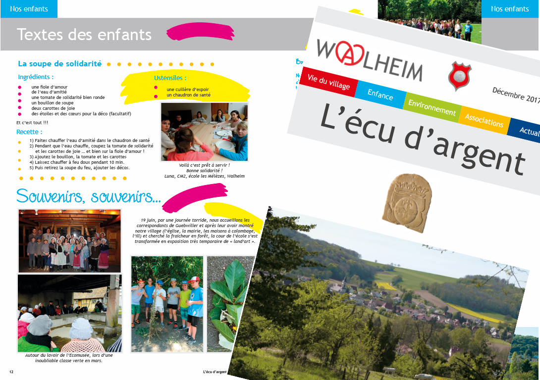 Bulletin municipal de Walheim par ideez SAS à Walheim 